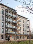 Blick auf eine Balkonanlage (Foto: Pia Wienrich)