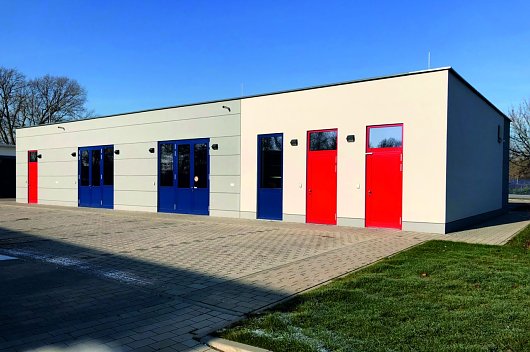 Bild zeigt Neubau Werkstatt-Lager und Erweiterung Freilager | Nordhausen